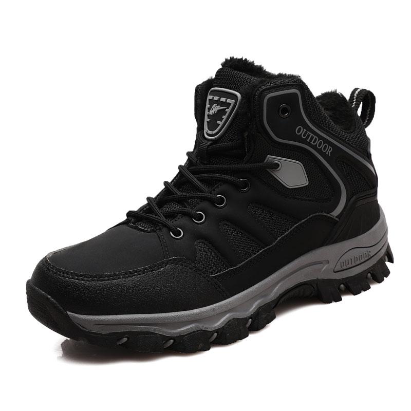 

Новейшая мода Мужские ботинки На шнуровке Зимние кожаные сноубутсы Мужские ботинки в стиле милитари Уличные ботильоны Повседневная обувь Бренд Мужские Теплые Ботинки для хайкинга 41