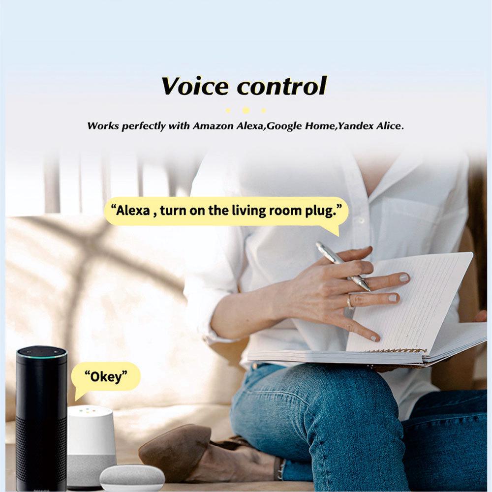 Cross-border Graffiti Smart Plug: WIFI & Bluetooth AC Socket with Power Metering, European Standard