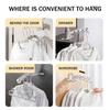 1 szt. Składany wieszak na ubrania z pięcioma otworami, przenośny wieszak podróżny, suszarka do wieszania, składany wieszak na ubrania