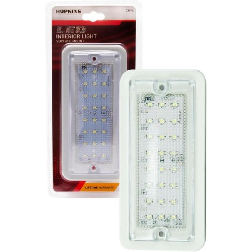 

C397S LED Trailer Interior Light – 400 Lumens, 12V Surface-Mount LED Dome