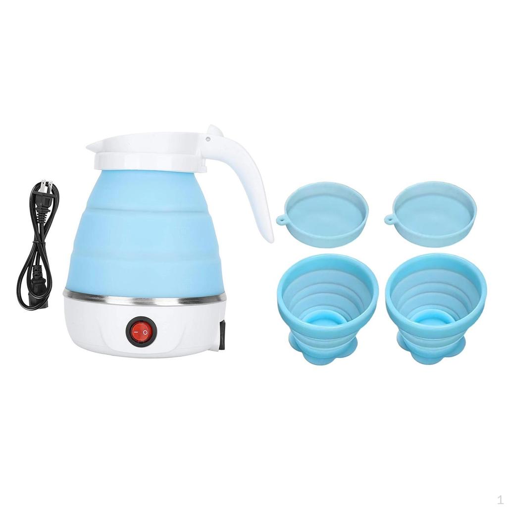 Electric Kettle Professional Lightweight Household for Camping Travel Hiking White