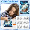 Spooky Cartoon Coloring Book For Teens, Fun And Relaxing Creative Activity Paperback