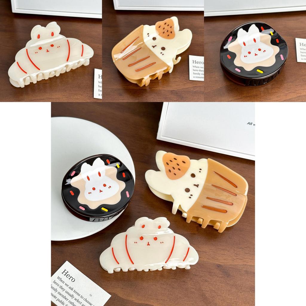 Rabbit Delightful Hair Accessory Trendy Claw Clip Ideal For Fresh And Sweet Looks