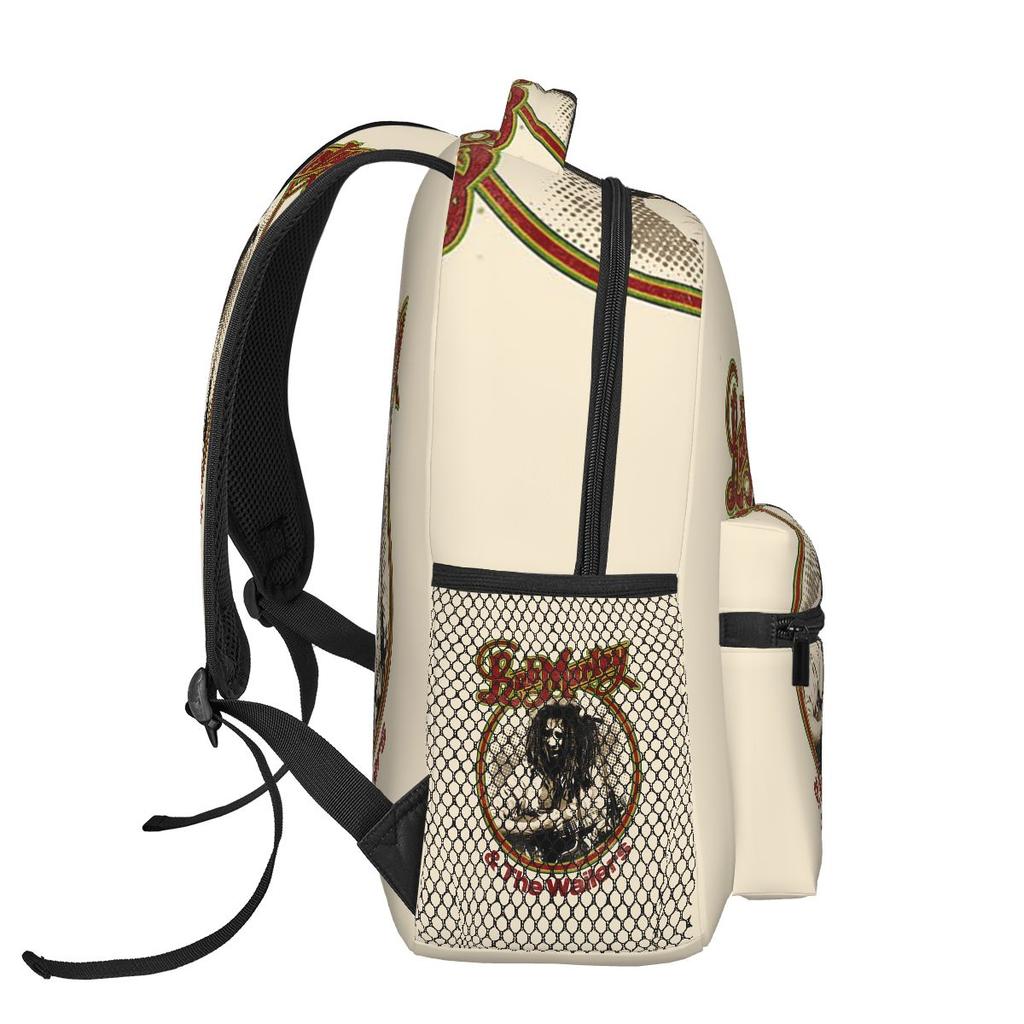 Bob Marley Rock Hip Hop Student Backpack School Bag Hiking Travel Daypack for Boys Girls Fashion Bookbag Shoulder Bags