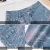 Women's Jacquard Embroidered Wide-Leg Denim Shorts - New 2026 Loose Drape Summer Design Four-Point Pants