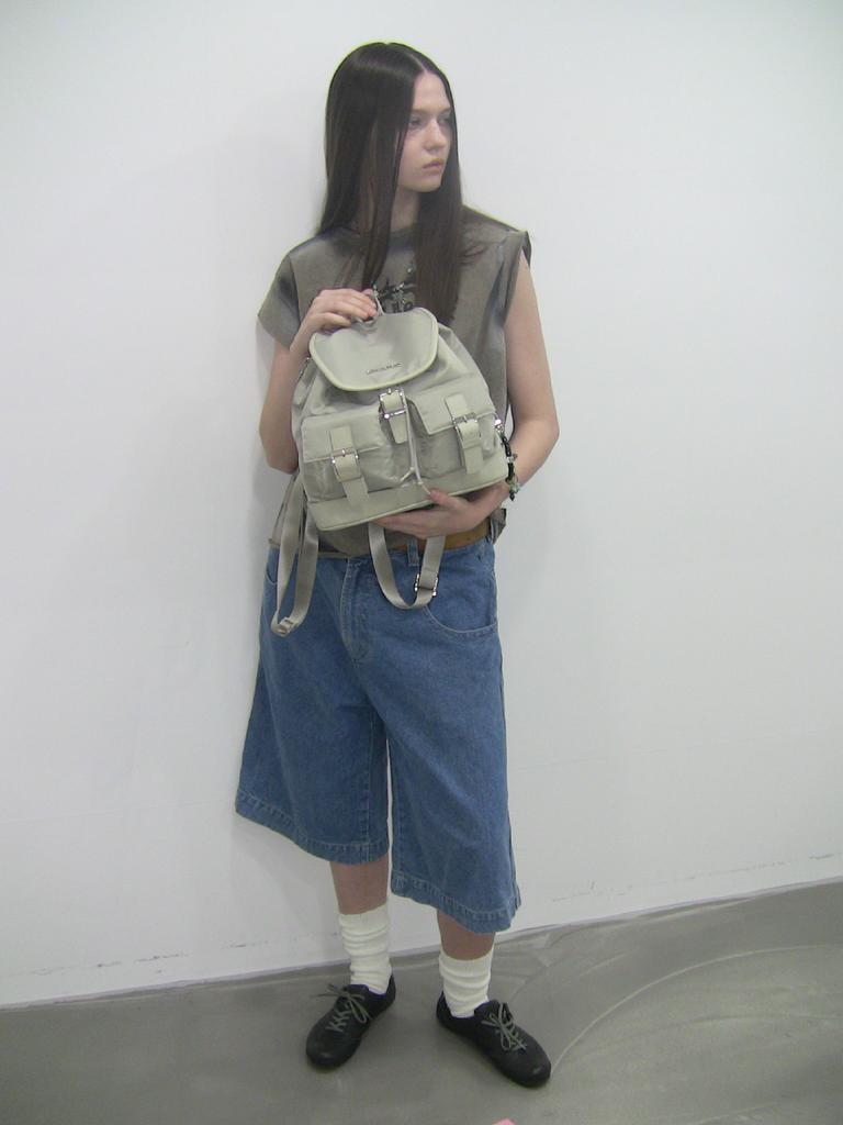Fillintheblank Pk Backpack (Nylon)(Lighy Gray)