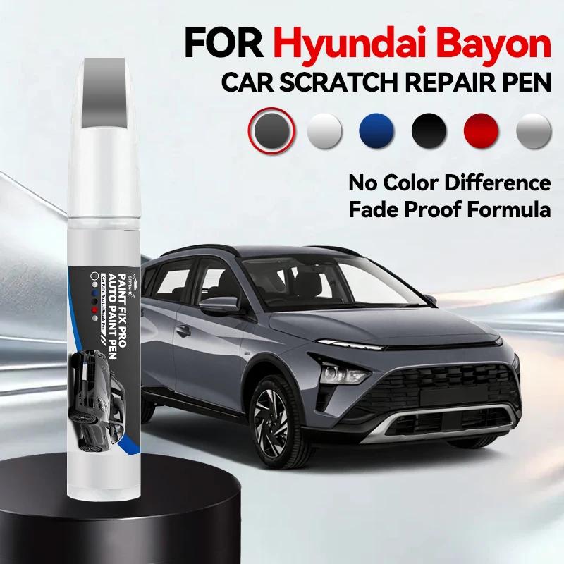 Exclusive Purpose Vehicle For Hyundai Bayon Paint Repair Pen Touch Up Scratch Remover DIY Auto Accessories Black White Blue Gray