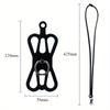 Universal Lanyard For Phone Silicone Sports Phone Strap Mobile Phone Lanyards Ring Holder Case Neck Hanging Rope Sling Chain