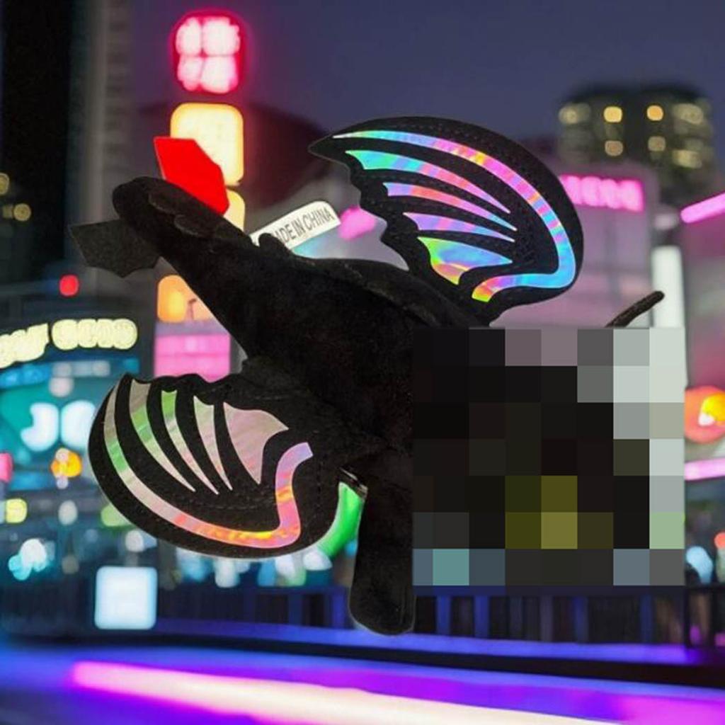 20/27/35CM 2025 Neue Mode Autozubehör Plüschtiere Abnehmbare Schnalle Kleiner Drache Die Flügel können sich bewegen Geschenk für Jungen Nicht aufgeladen