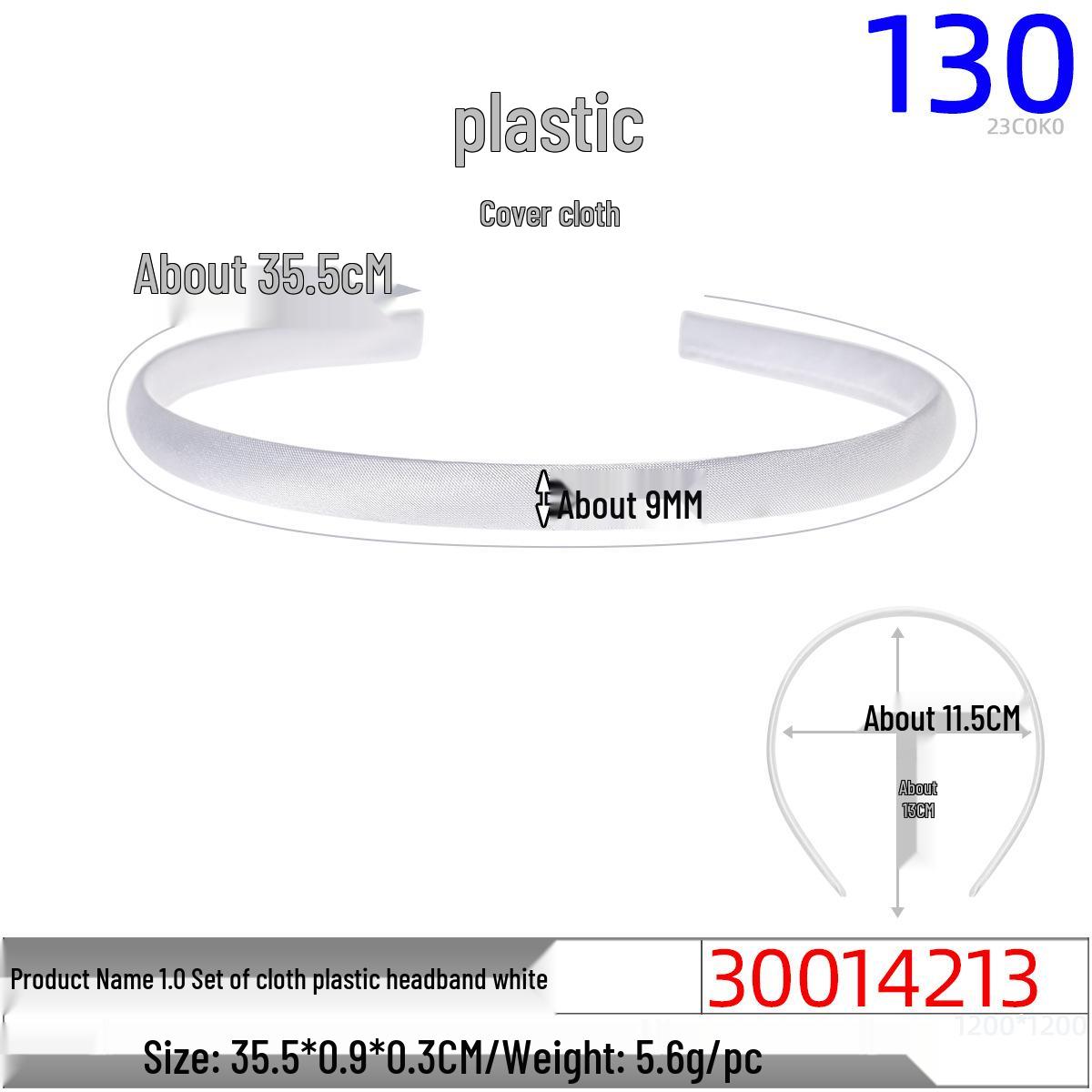 

Набор детских повязок для волос шириной 10 мм, обтянутых атласом конфетных цветов