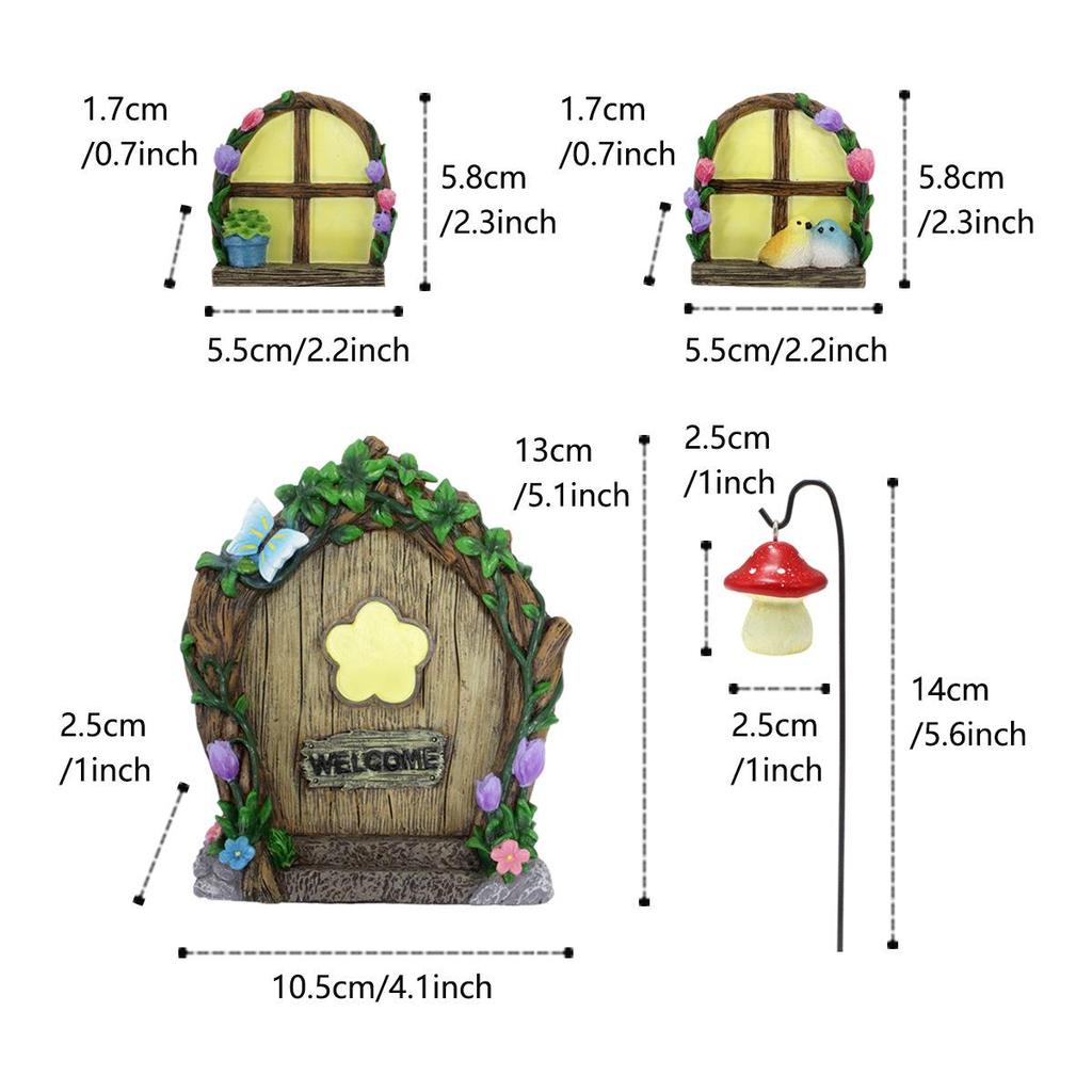 Floral Butterfly Resin Hanging Decor: Creative Courtyard Tree Enhancement