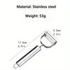 1PCS Stainless Steel Vegetable Peeler - Potato, Cucumber & Carrot Grater - Kitchen Gadgets & Accessories - Fruit & Vegetable Peeling Tool