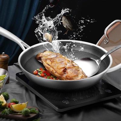 Kang Yi Le 7-Layer 304 Stainless Steel Honeycomb Wok with Lid