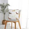 Dachshund Dog Square Pillow Case Cushions for Sofa Cute Animal Creative Cushion Covers