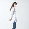 [She S miSS] Clean Side Slit Overfit Long Shirt