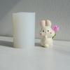 Cartoon Rabbit Chocolate Silicones Molds Cute Rabbit Fondant Decors Molds for DIY Decoration Making Soap Candle