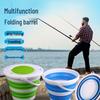 Collapsible Portable Water Bucket for Car Wash, Outdoor, Fishing, and Travel