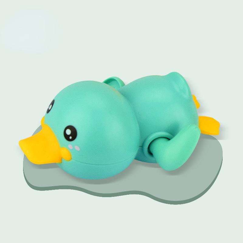 Children Bathing Water Duck Winding Up The Clockwork Small Yellow Duck Summer Baby Baby Bathroom Bath and Swimming Toys
