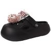 Cute Shirley Mei Hole Shoes Women's New Summer Wear Beach Cool Thick Sole Half Drag Bag Head Drag