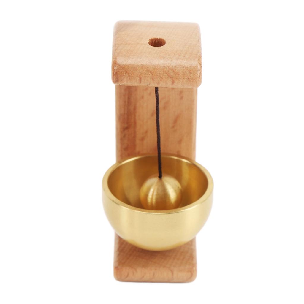 Entrance Bell Reminder Beech Brass Suction Door Shopkeeper Doorbell Hanging Ornament for Room