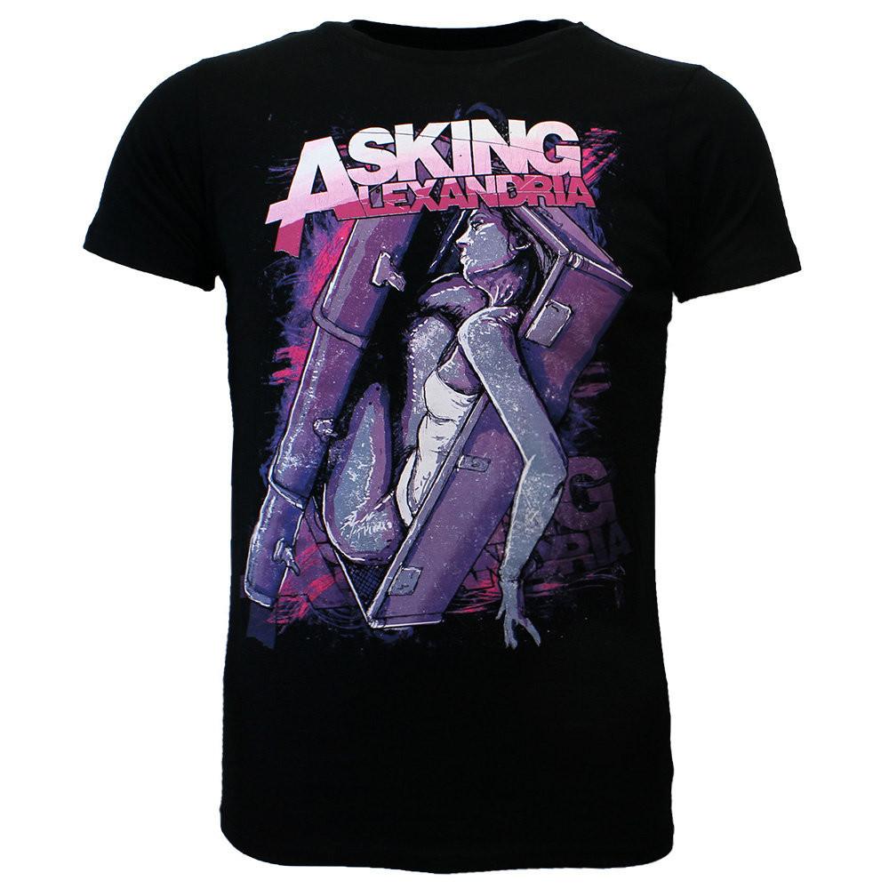 

Футболка Asking Alexandria Coffin Girl Хлопок Для мужчин Женщин S-4XL Унисекс Футболка M