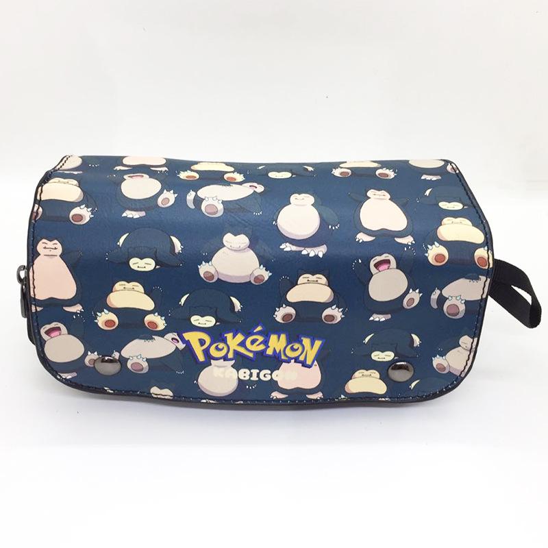 Large Capacity Pokémon Pencil Case for Students - Cartoon Anime Design