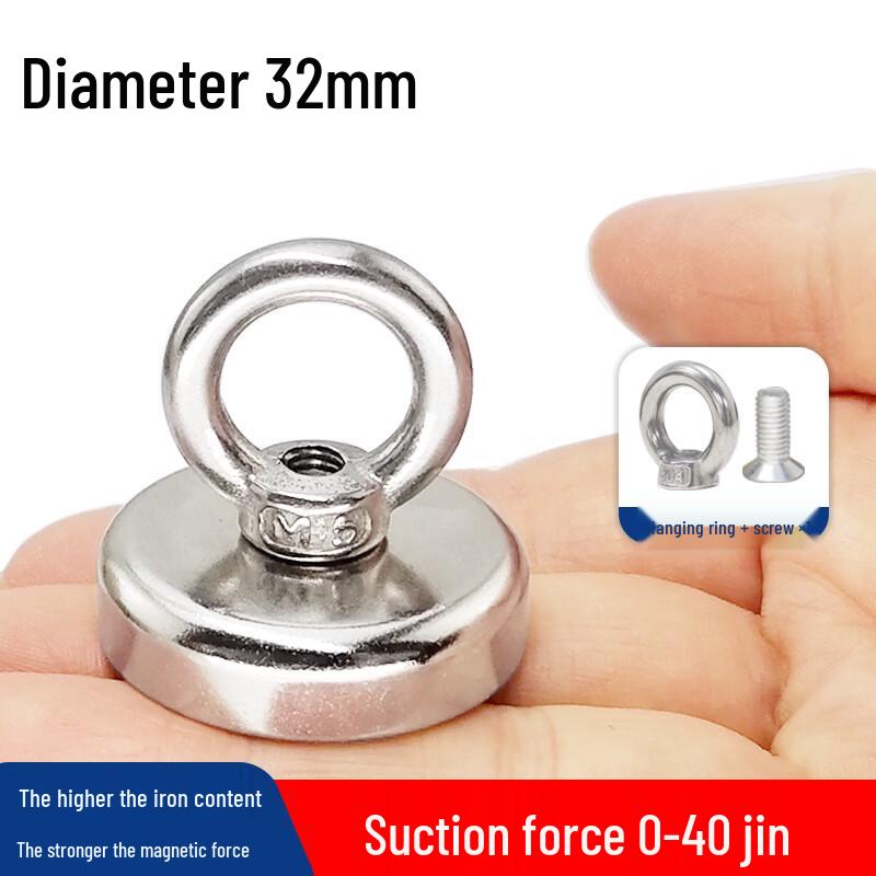 

High-Strength Round Retrieval Magnet