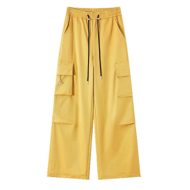 Women's High Waist Waterproof Wide Leg Trousers - Warm, Windproof, Quick-Dry Softshell for Autumn Cycling and Casual Wear