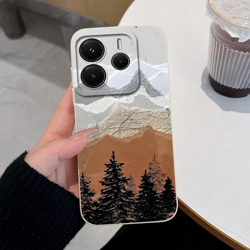 New Cover For Redmi Note 14 14Pro 14 Pro+ 14S Phone Case Lovely Heart Patterns Premium Protection Housing For Note14ProPlus Soft Liquid Silicone Shell