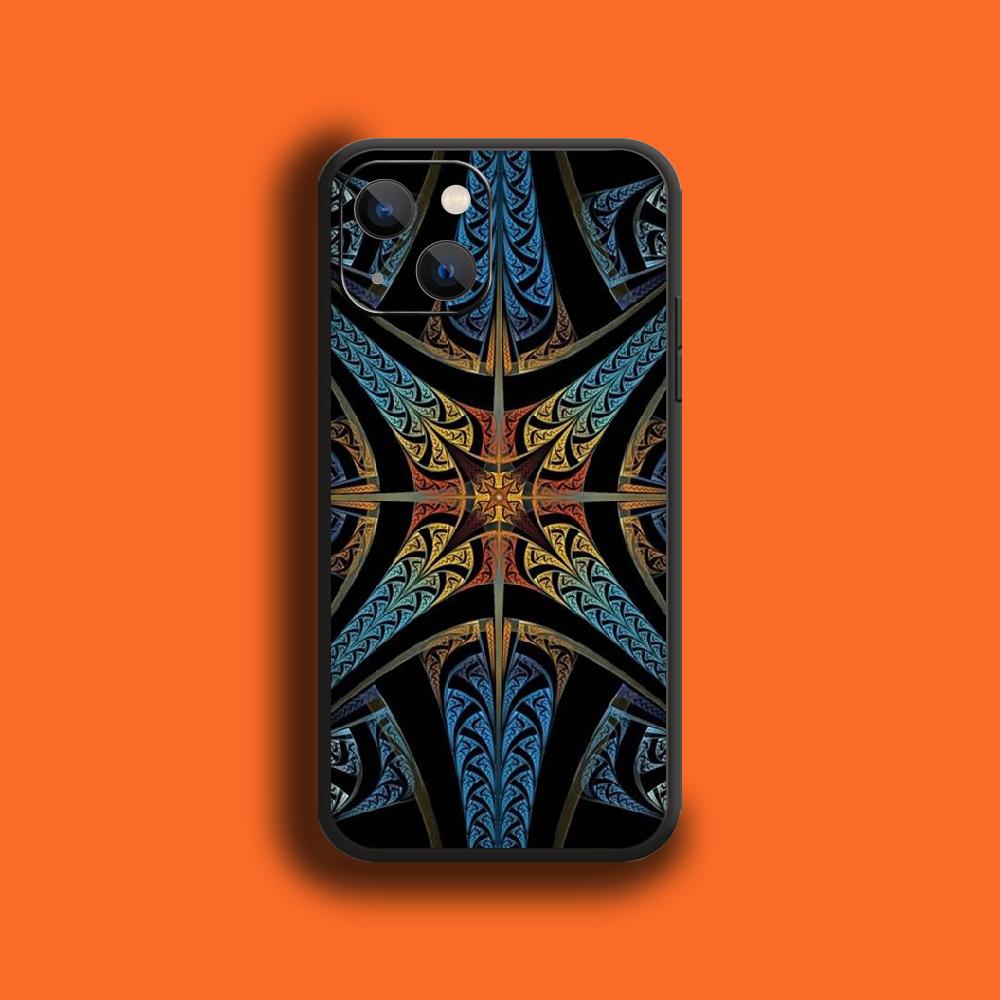 Circle Pattern Mystery Phone Case For iPhone Samsung Galaxy Redmi Xiaomi Oppo OnePlus Note S A 7 8 9 10 11 12 13 14 20 21 22 23 53 54 Pro Max Ultra