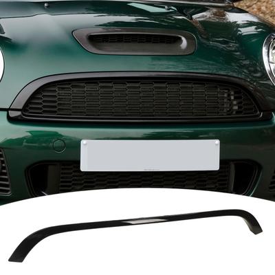 Motorhaubenzierleiste Frontgrill Oberer Zierstreifen Perfekte Passform 51132751040 Stilvolles ABS für R55 R56 R57 Base LCI R58 R59 S JCW