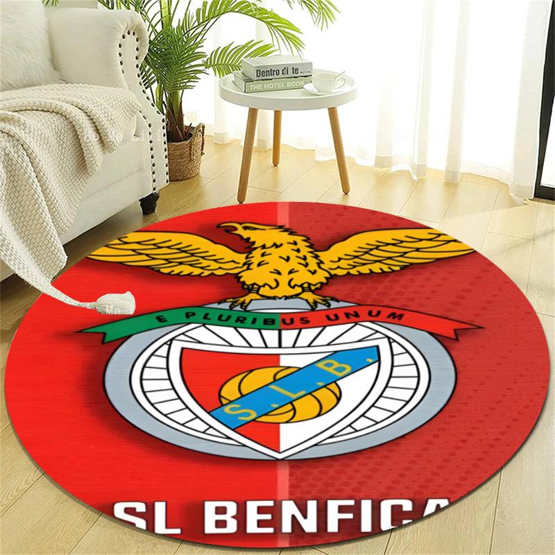 Personalized B-Benfica Round Chair Office Rug - Perfect for Mat, Office Chair & More - Ideal Gift for Birthdays and Holidays