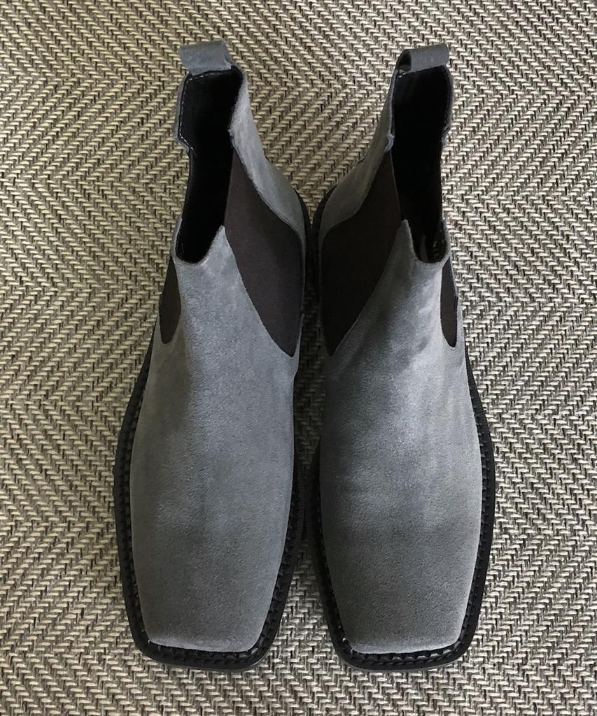 Joenshoe Kleine Square Chelsea Boots Grey
