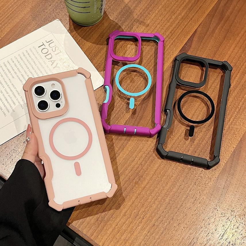 Second Gen Non-Yellowing Transparent Magnetic Phone Case for iPhone 17 Air/16 Pro Max/15