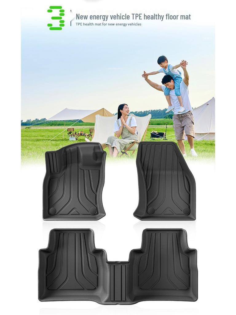 Eco-Friendly TPE Floor and Trunk Mats for 2024 Volkswagen Tiguan L/L Pro