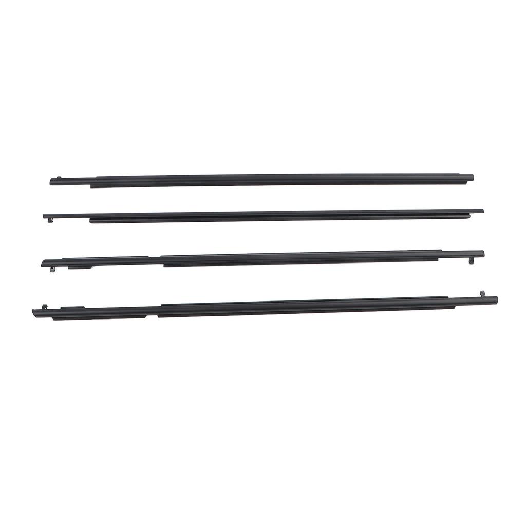 Door Belt Moulding Set 75711‑60072 Window Weatherstrip Sealing Belt for Land Cruiser Prado 150 Series 2010 to 2020