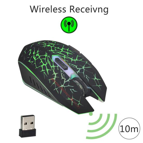 Convenient Optical Mouse 6 Keys ABS Cool Breathing Light