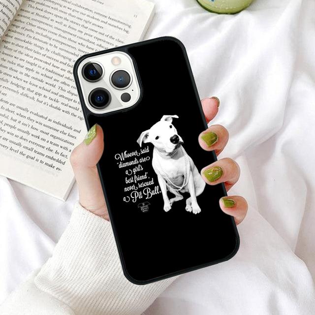 Autumu Pit Bull Lovely Pet Dog Pitbull Phone Case For iPhone 17 Air 16 16e 15 13 14 11 12 Pro Max Max Plus 14 Back Cover