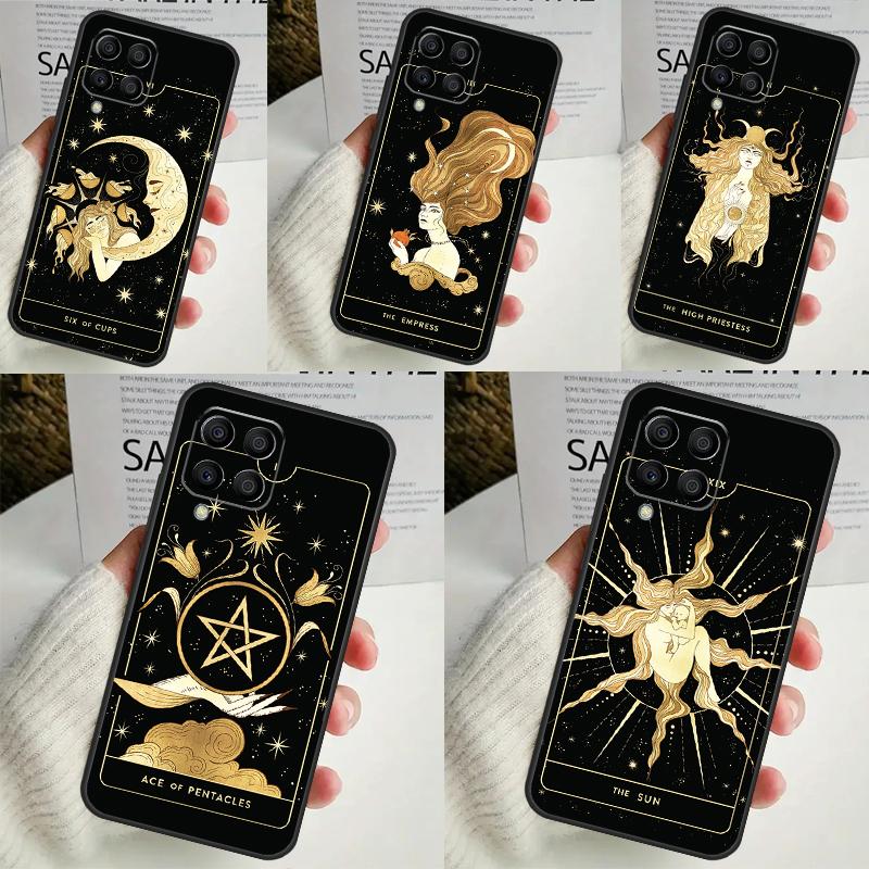 

Ведьмы луна Таро Тайна тотем для Samsung Galaxy M12 M32 M52 M14 M34 M54 M21 M51 M31 M30s M20 M15 M55 M13 M33 M53 Чехол Samsung M55