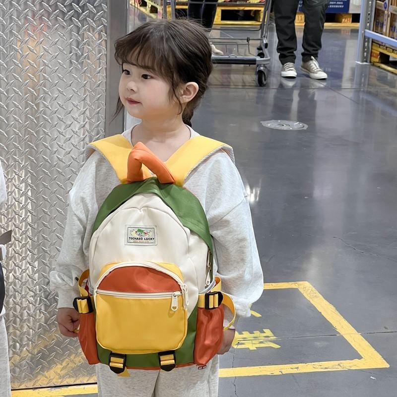 Stoffrucksack für Kinder mit atmungsaktiven Air-Cushion-Trägern für Schule und Reisen