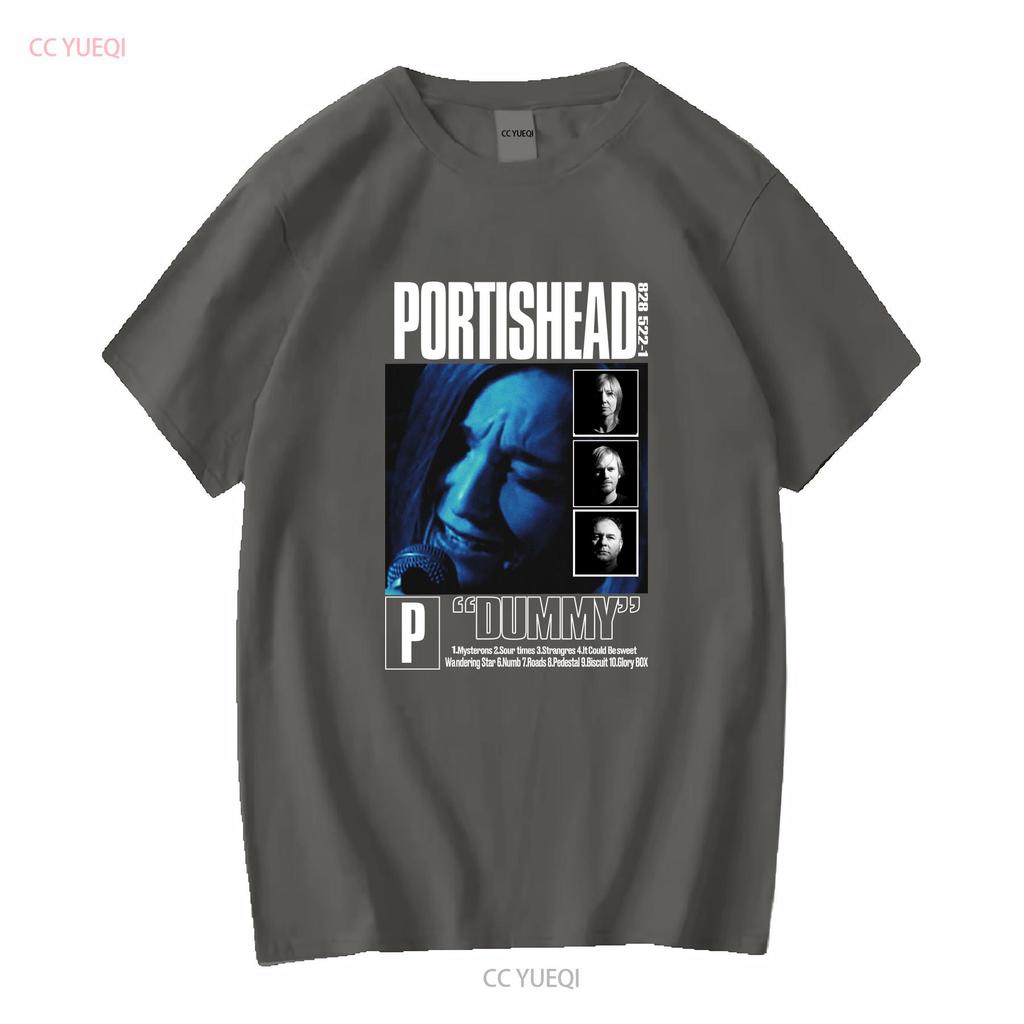 Portishead Dummy Vintage 90s T Shirt Rock Trip hop Band long or short sleeves vintage Washed Casual Slightly Comfortable