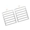 Q1JB Space Saving Folding Pants Hanger Multipurpose Foldable Garment Hanger Multi Layer Clip for Wardrobes Optimization