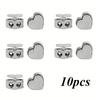 10Pcs Multifunctional Heart Drawstring Lock, Spring Buckle Regulator, Sweater and Backpack Drawstring Stopper