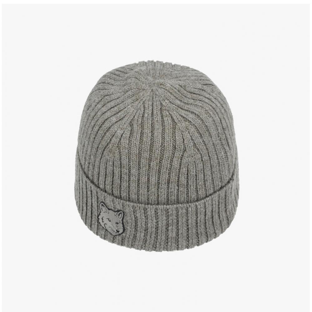 Maison Kitsune Bold Fox Head Beanie Mm06111kt1022