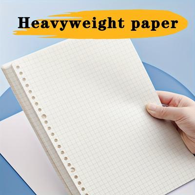 60 Folhas Papel de Folhas Soltas B5 Removível Portátil Papel de Folhas Soltas Adequado para Fichários, Inserções de Caderno e Diários