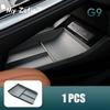For Xpeng XiaoPeng G9 2023 2024 2025 Car Armrest Storage Box Center Console Organizer Container Storage Box ABS Pad Accessories