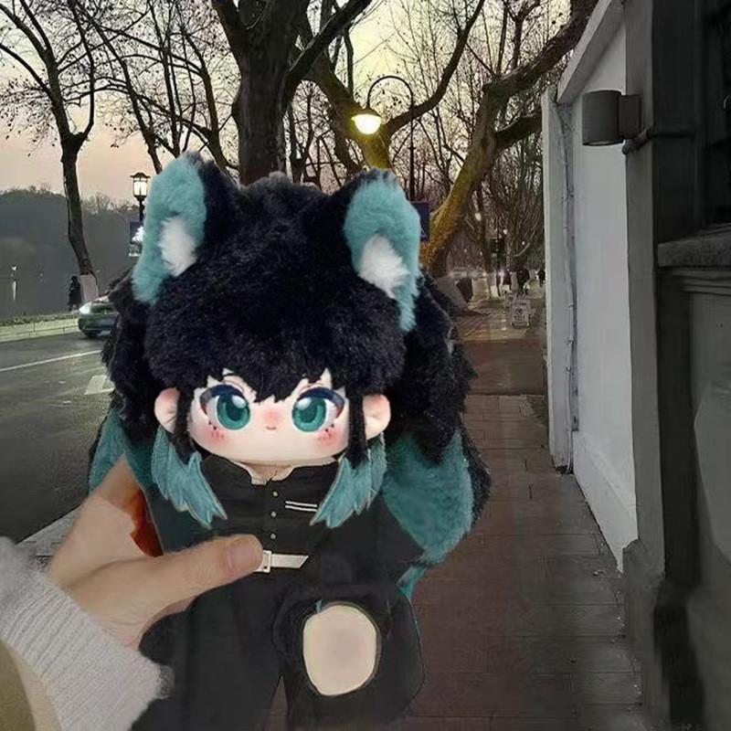 Demon Slayer Tokitou Muichiro 20cm Plüschpuppe Mit Weichem Baumwollmaterial Für Teenager-Sammler
