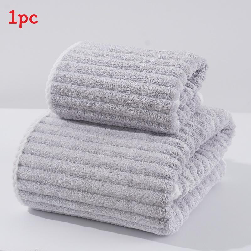 Microfiber Face Towel With Thick Coral Fleece For Soft Absorption And Home Use