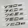 3D ABS Auto Kofferraum Wörter Buchstaben Logo Abzeichen Emblem Aufkleber für BMW 7er Serie 730e 740e 745e 750e 760e F01 F02 G11 G12 uw2