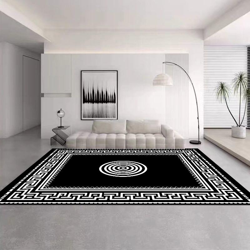 Modern Light Luxury Living Room Rugs Bedroom Nordic Style Decoration Carpet Washable Cloakroom Lounge Mat Non-slip 160x200cm